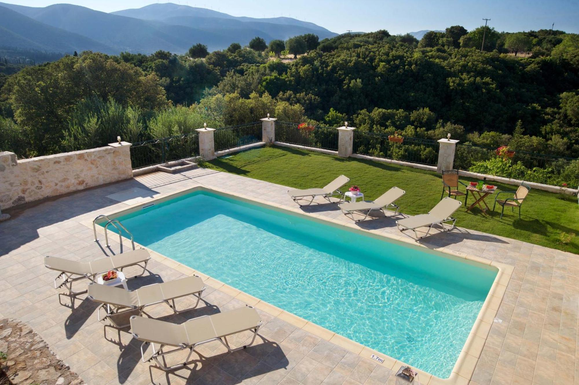 Superb Villa With Private Pool Peaceful Location Sami  Bagian luar foto